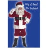 Large Burgundy Deluxe Santa Suit With Outside Pockets