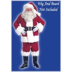 Large Rich Velvet Santa Suit