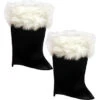 Professional Naugahyde Santa Boot Tops