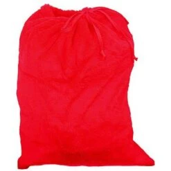 29 Inch X 36 Inch Plush Santa Toy Bag
