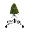 Black Metal Tree Stand With Wheels