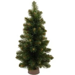 3 Foot Hamilton Pine Artificial Table Top Tree