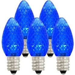 25 Blue LED C7 Replacement Lamps