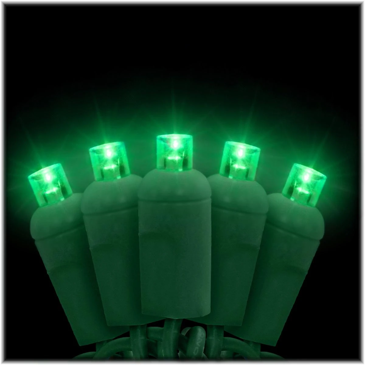 Green LED 50 Rectified Conical Light Set 1 Green LED 50 Rectified Conical Light Set