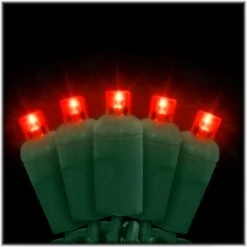 Red LED 50 Rectified Conical Light Set