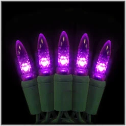 Purple M5 LED 50 Light Set