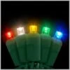Multi-Color LED 50 Rectified Conical Twinkle Light Set