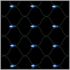 Blue M5 LED 100 Net Light Set