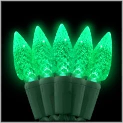 Green C6 LED 50 Light Set