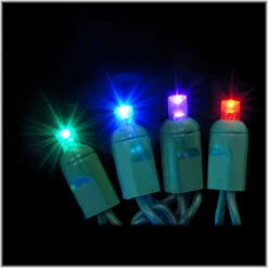 Multi-Color Jewel LED 50 Light Set