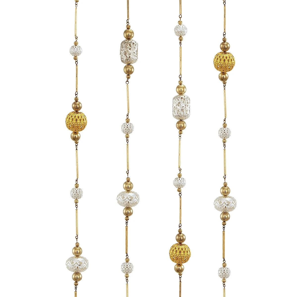 6 Ft. Silver And Gold Bead Garland 1 6 Ft. Silver And Gold Bead Garland