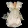 12 Inch White And Gold Angel Tree Top