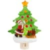 Santa With Tree Night Light