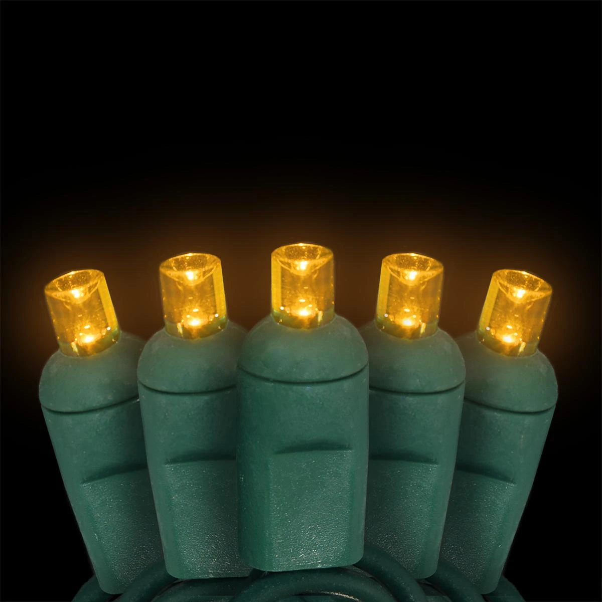 Gold 50 LED Conical LED Light Set 1 Gold 50 LED Conical LED Light Set