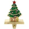 Zinc Christmas Tree Stocking Holder