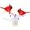 Cardinals On Branch LED Night Light