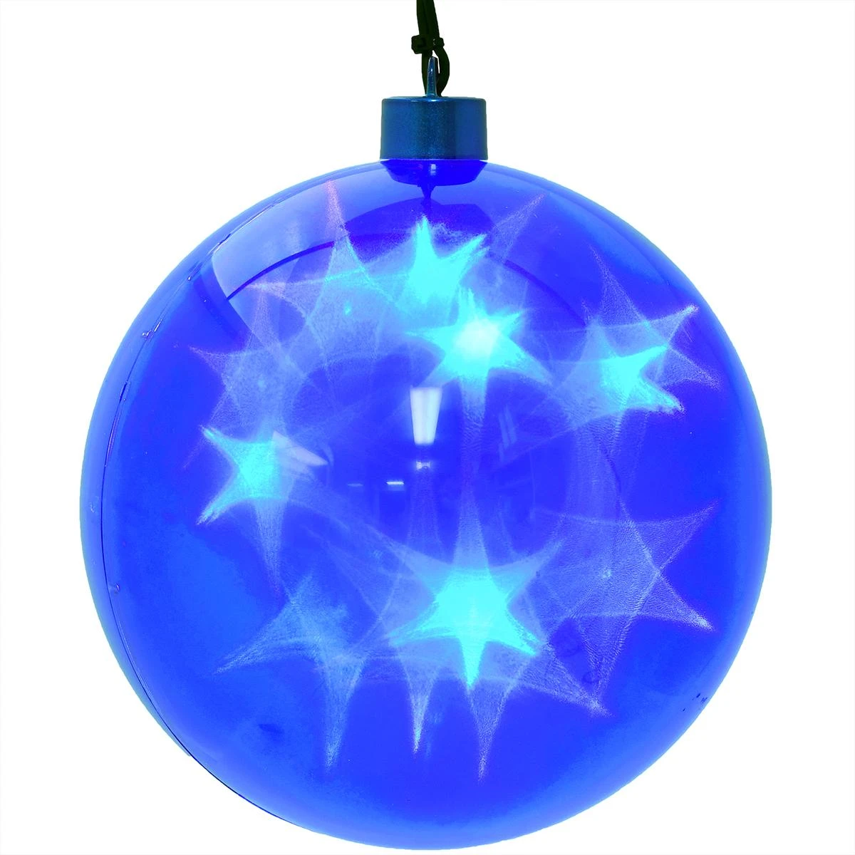 Blue 6 Inch Sphere With 20 LED Phasing 1 Blue 6 Inch Sphere With 20 LED Phasing