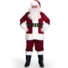 Red Santa Suit 10 Piece Set, Size 42-48