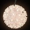 6 Inch Clear Sphere With 50 White Lights