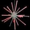 20 Inch Meteor Burst With Mixed Length Red LED Lights