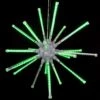 20 Inch Meteor Burst With Mixed Length Green LED Lights