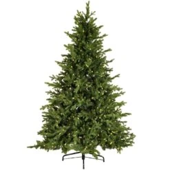6.5 Ft. Vienna Artificial Tree With 600 Warm White LED Lights