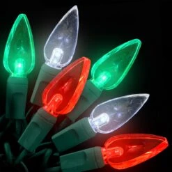 Red, Green, White SC6 LED Light String
