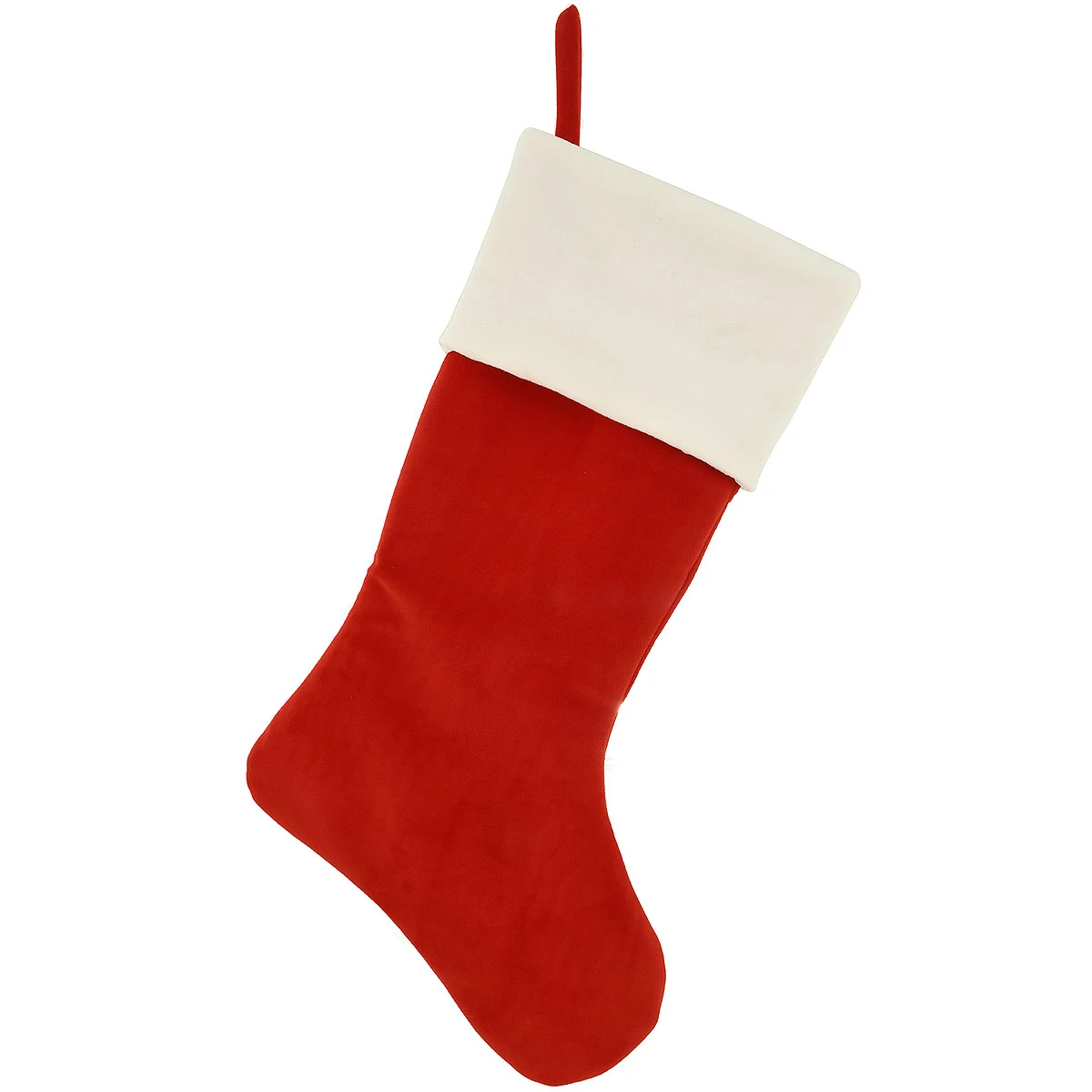 21 Inch Personalized Red Cashmere Velvet Stocking 2 21 Inch Personalized Red Cashmere Velvet Stocking - Image 2