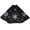 48 Inch Charcoal Gray Micro Velvet Tree Skirt