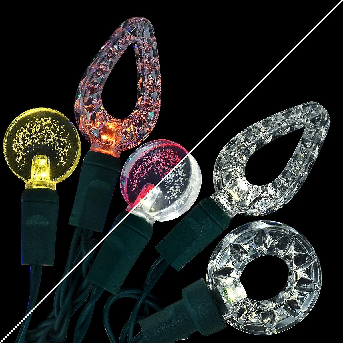 Bubble G20 Warm White/Multi LED 35 Light Set 1 Bubble G20 Warm White/Multi LED 35 Light Set