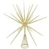15 Inch Gold Star Burst Tree Topper