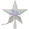 Merry Christmas Star Tree Topper With LED Color Changing Lights