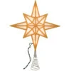 Bethlehem Star With Capiz Look Plastic Tree Topper