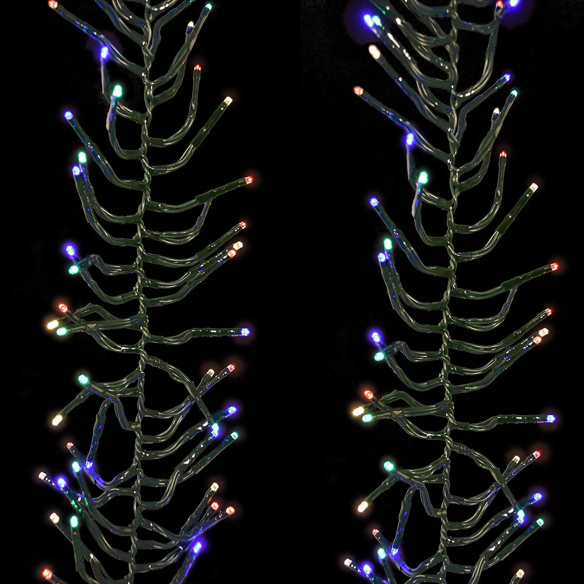 Multi Color Twinkling 500 LED Cluster Lights 1 Multi Color Twinkling 500 LED Cluster Lights