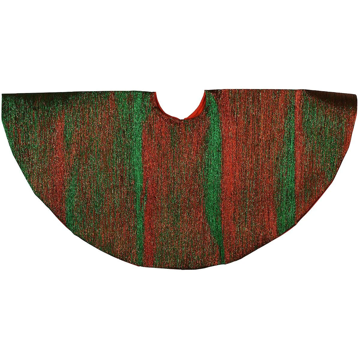 24 Inch Iridescent Red And Green Crinkle Mini Tree Skirt 1 24 Inch Iridescent Red And Green Crinkle Mini Tree Skirt