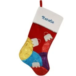 20.5" Personalized Sequins Ornament Stocking