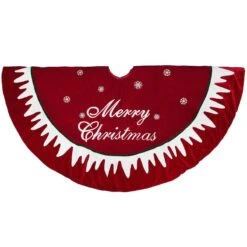 48 Inch Merry Christmas Tree Skirt