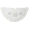 48 Inch White Velveteen Tree Skirt