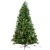 6.5 Foot Prescott Pre-Lit Multi Artificial Tree