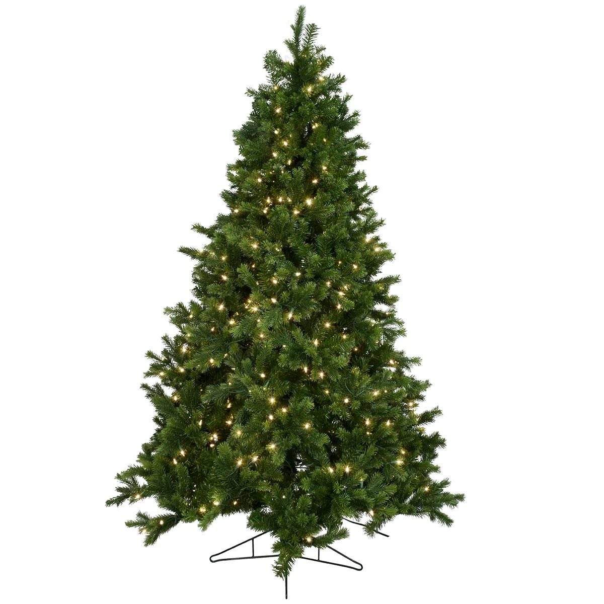 7.5 Foot Wabash Pre-Lit Clear Artificial Tree 1 7.5 Foot Wabash Pre-Lit Clear Artificial Tree