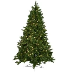 6.5 Foot Wabash Pre-Lit Clear Artificial Tree