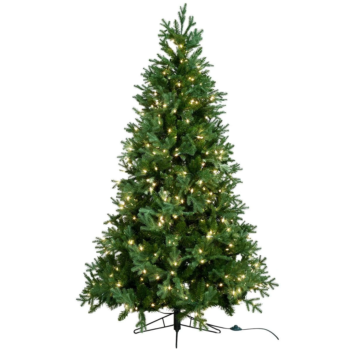 7.5 Foot Prescott Pre-Lit Clear Artificial Tree 1 7.5 Foot Prescott Pre-Lit Clear Artificial Tree