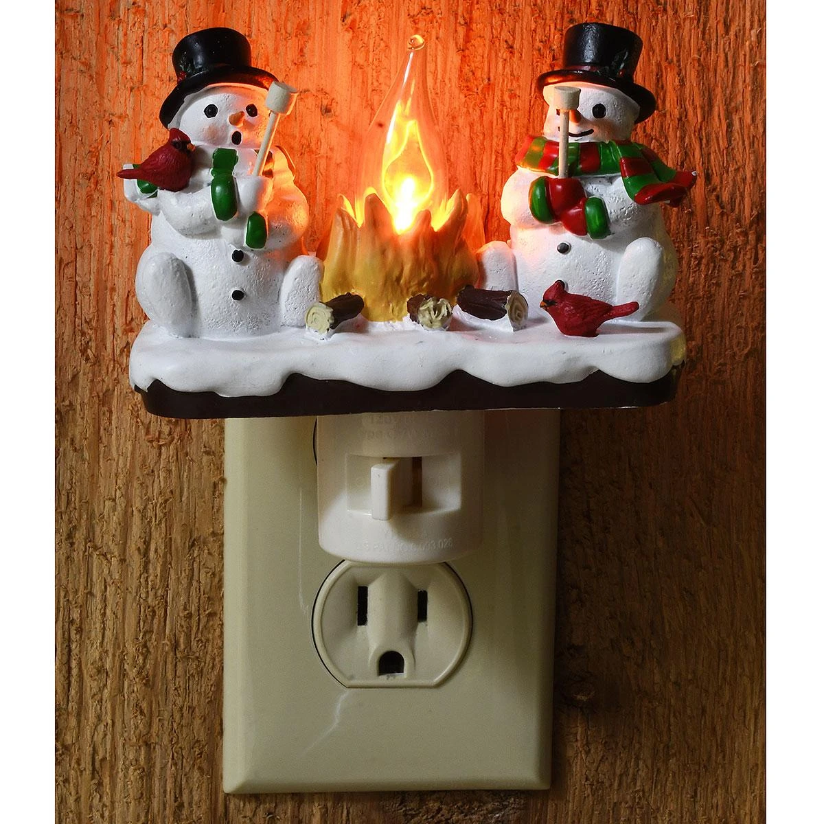 Snowman And Campfire Night Light 2 Snowman And Campfire Night Light - Image 2