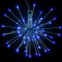 Blue Starburst 80 LED 16 Inch