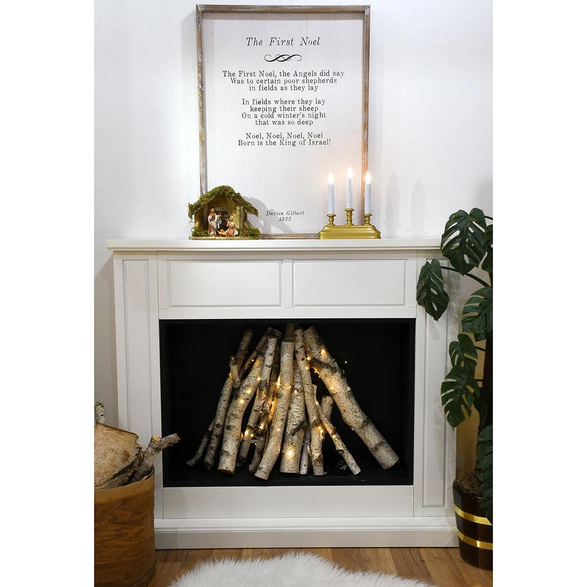 Candelabra 3 Tiered With Gold Stand LED Battery Operated 2 Candelabra 3 Tiered With Gold Stand LED Battery Operated - Image 2