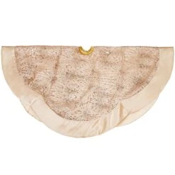 48 Inch Rose Gold Sequin Tree Skirt
