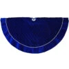 48 Inch Blue Velvet Tree Skirt