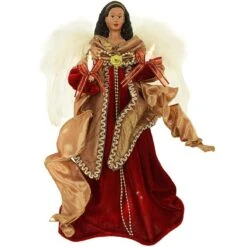 African American Angel Tree Topper 16 Inch