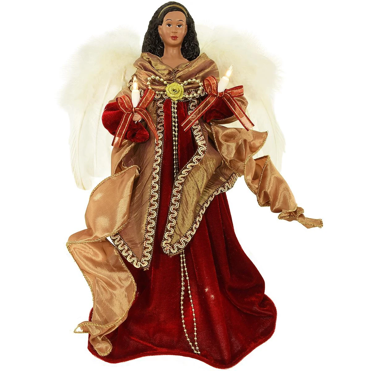 African American Angel Tree Topper 16 Inch 1 African American Angel Tree Topper 16 Inch