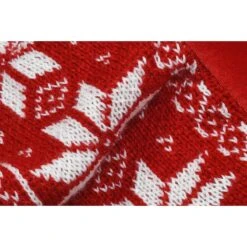 48 Inch Red Suede Tree Skirt With White Reindeer And Trees 5 48 Inch Red Suede Tree Skirt With White Reindeer And Trees -Winter Light Sales 1231314 web 3